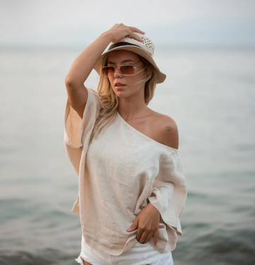 Pure Linen Top By Moa
