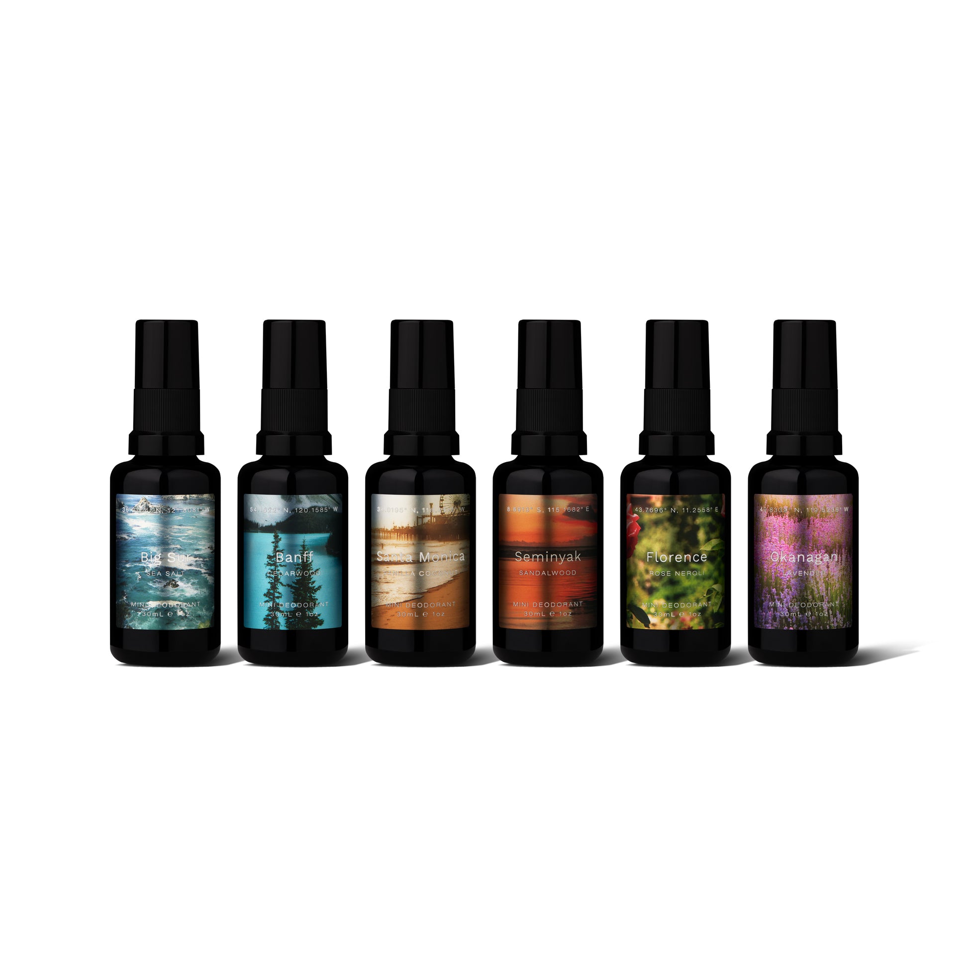 Mini Natural Deodorant Sprays