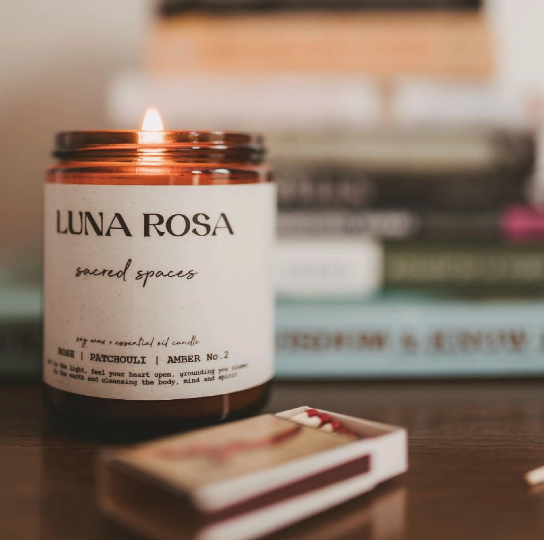 Sacred Spaces | Ritual Candle by Luna Rosa