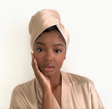 HoneyLux Reversible Silk Hair Wrap