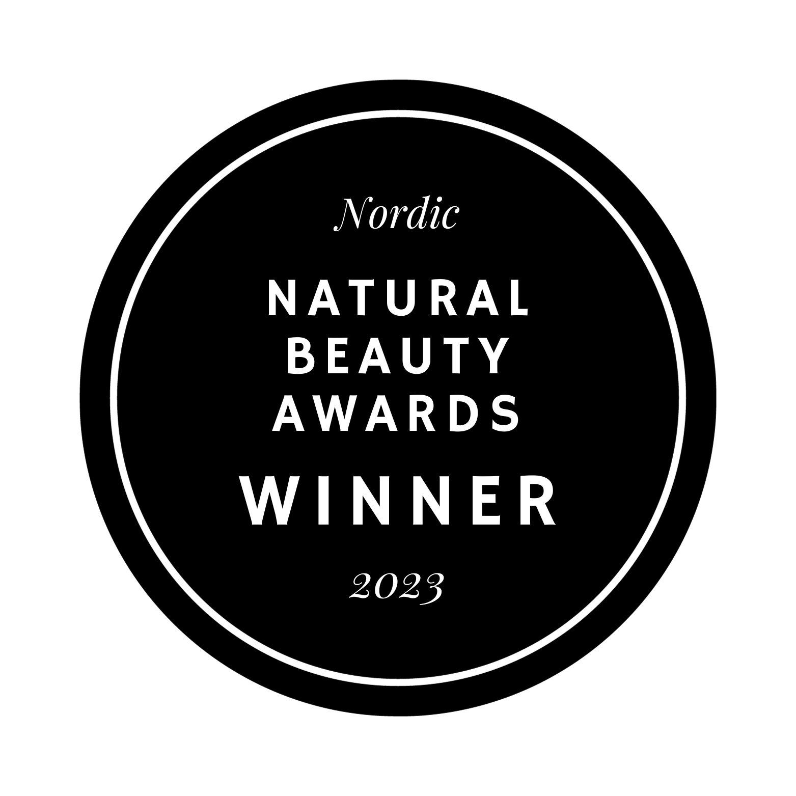 Natural beauty awards certificate 2023