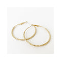 Caracol Silver Metal Beaded Hoops