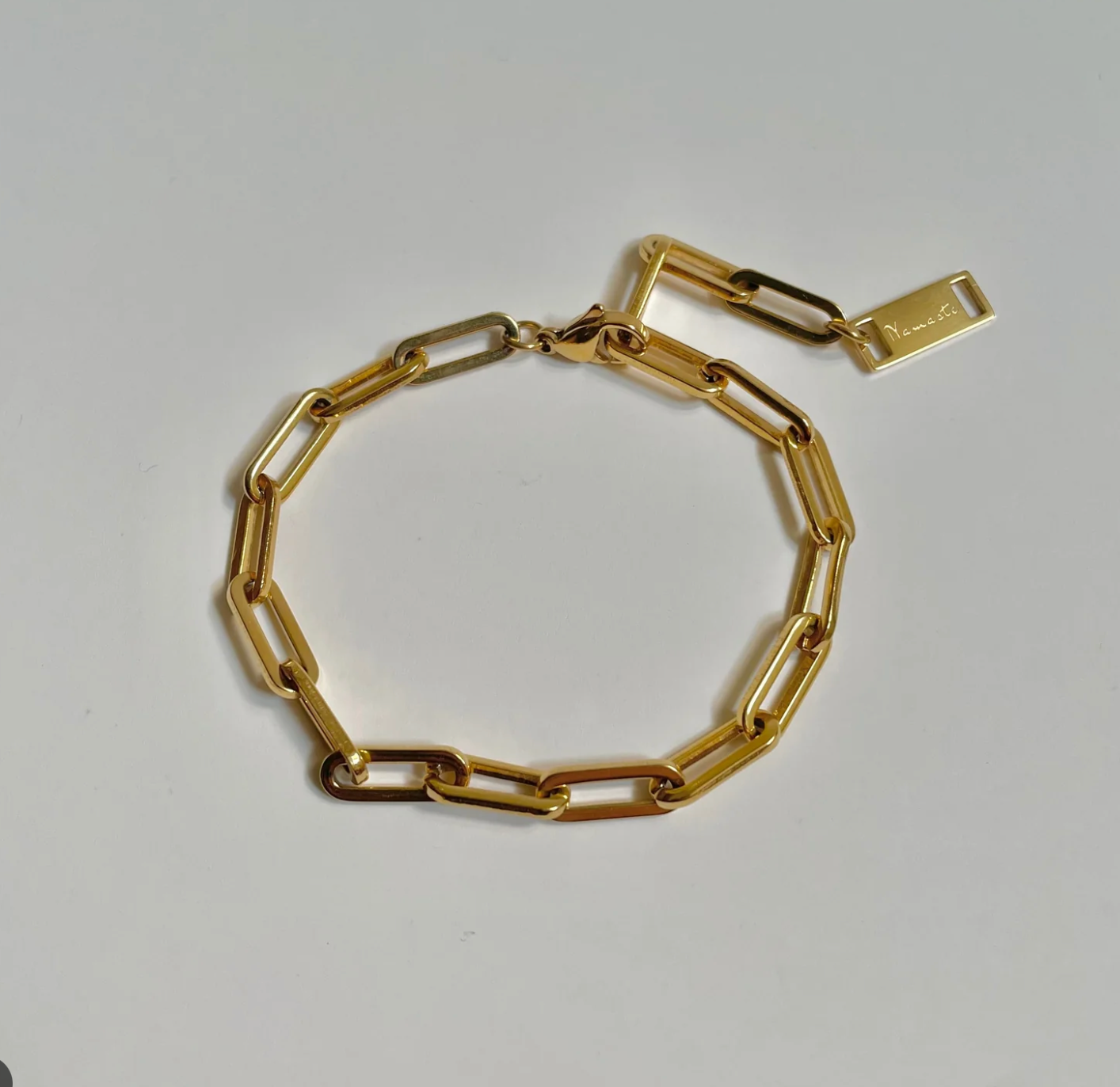 Namaste Jewelry Paperclip Bracelet