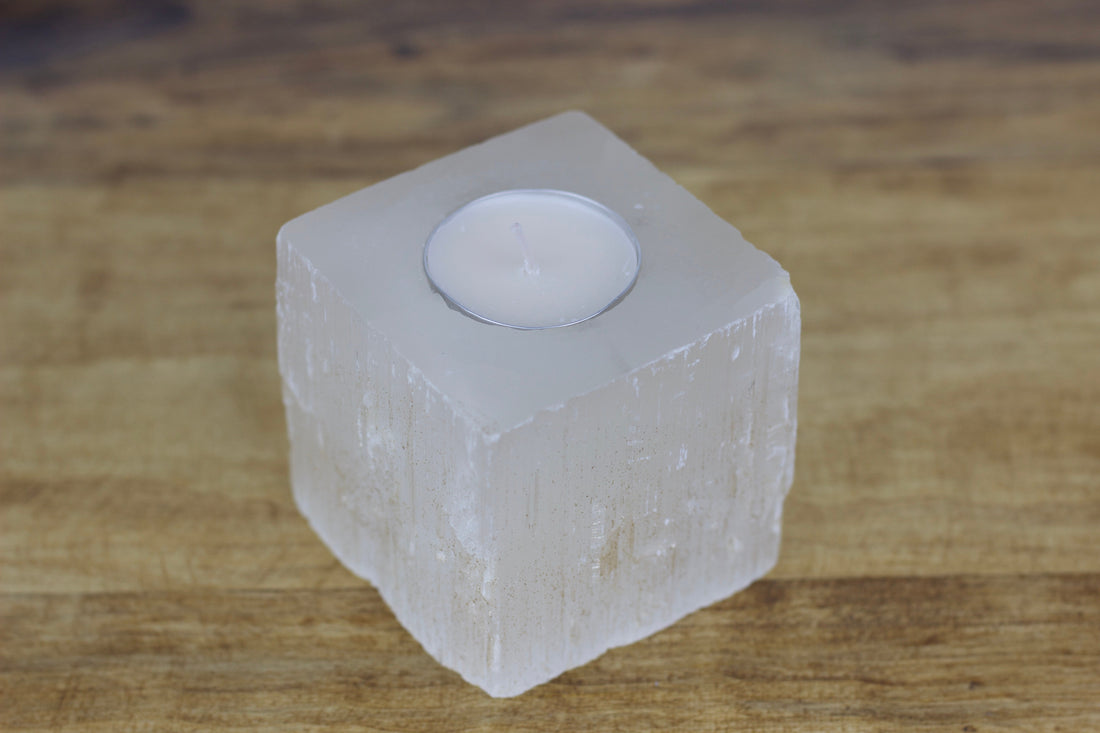 Natures Expression Selenite Candle
