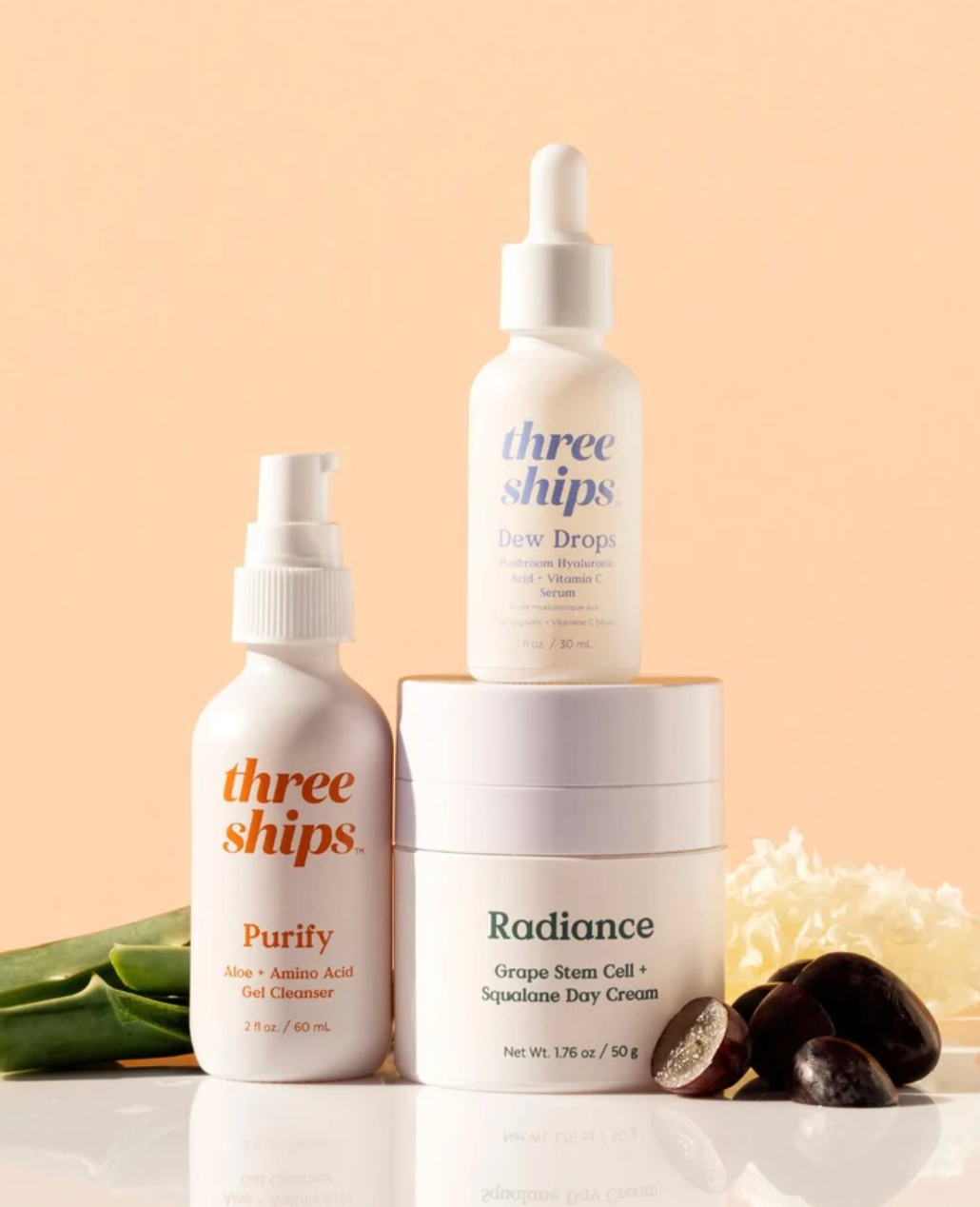 Three Ships Beauty Can Dew 3-Step Kit for Glowing Skin