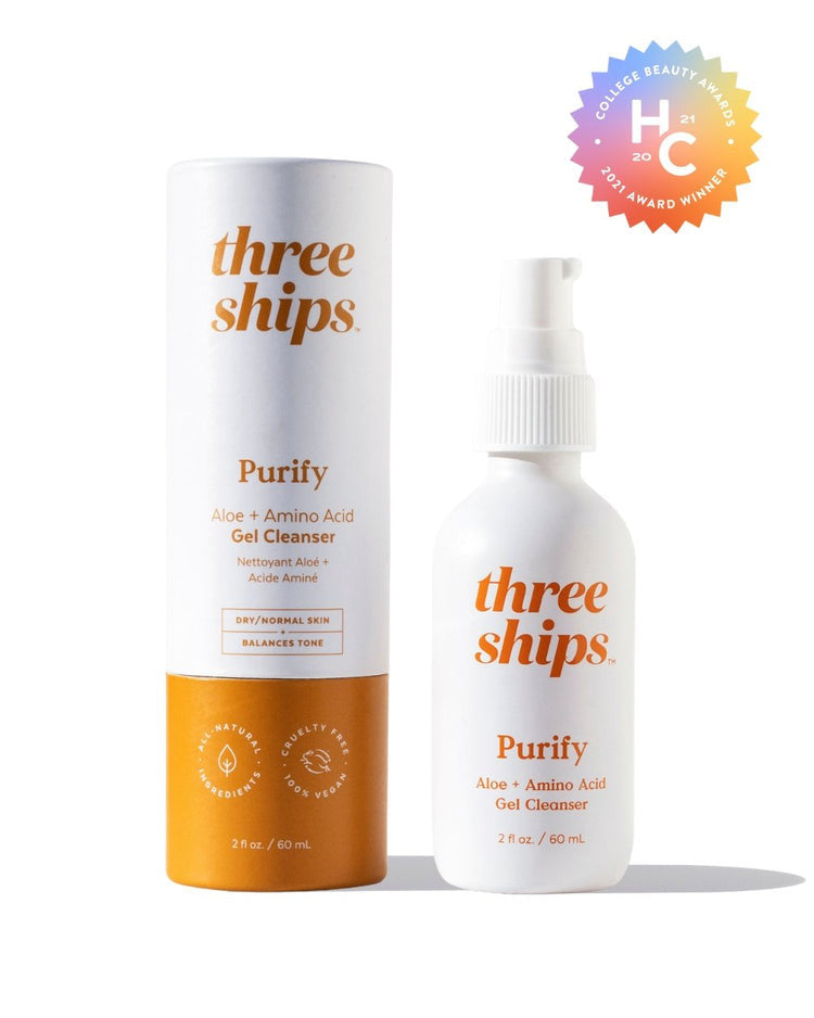 Three Ships Beauty Purify Aloe + Amino Acid Cleanser